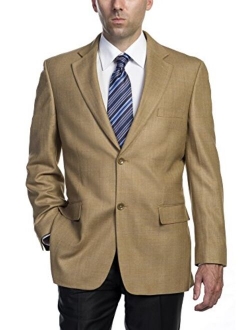 P&L Men's Premium Stretch Classic Fit Sport Coat Suit Jacket Blazer