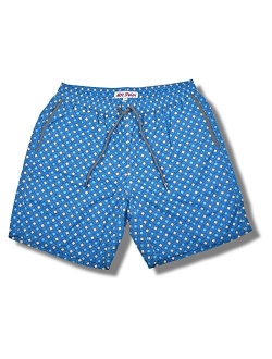 Mr. Swim Men's Swim Trunks with Mesh Lining - Quick Dry Bathing Suit with Pockets - 7.5 Inch Inseam