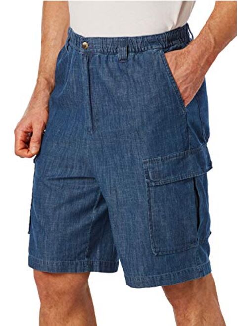 KingSize Men's Big and Tall Knockarounds 8" Cargo Shorts