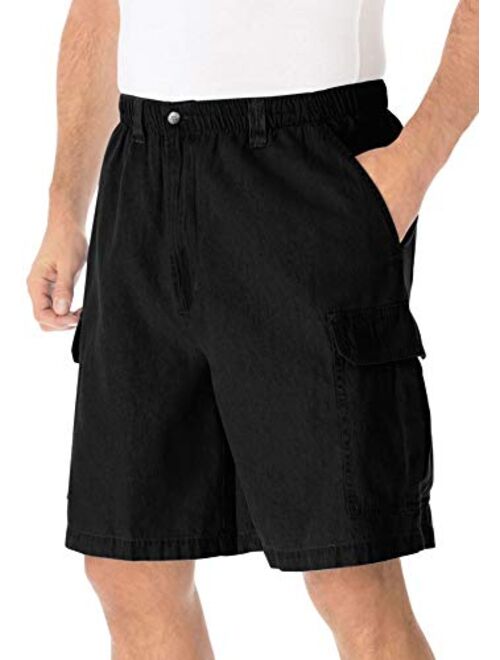 KingSize Men's Big and Tall Knockarounds 8" Cargo Shorts