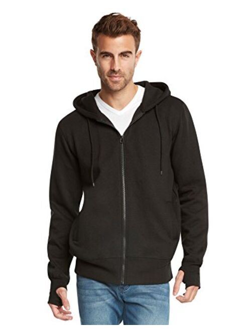 9 Crowns Men's Fleece Full-Zip Ninja Hoodie Essentials