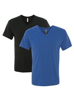 Next Level Men's Short Sleeve Triblend Vee Tee