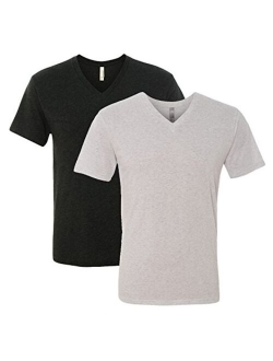 Next Level Men's Short Sleeve Triblend Vee Tee