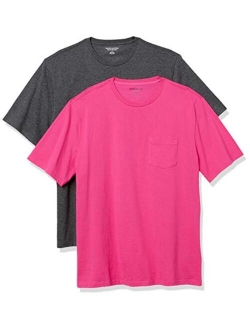 Men's 2-Pack Loose-fit Short-Sleeve Crewneck Pocket T-Shirt