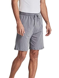 HOFISH Men's Comfy Pajama Sleeping Shorts Bottom Lounging Shorts 100% Cotton Sleepwear