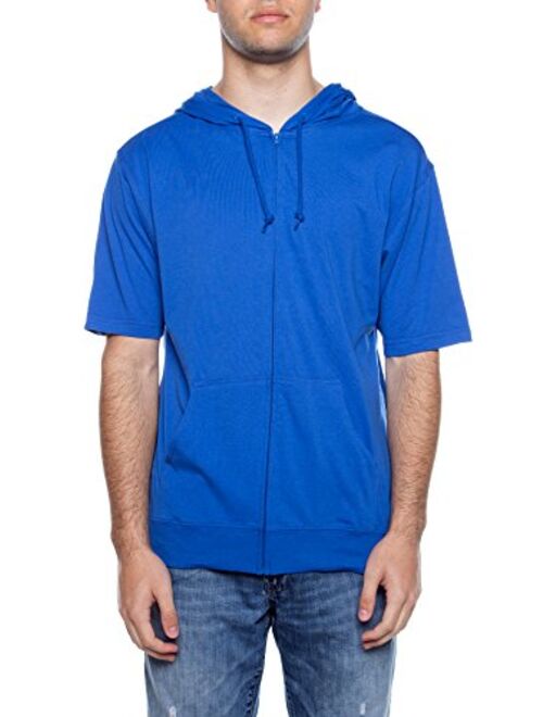 Cottonhood Short Sleeve Zip Hoodie Tee