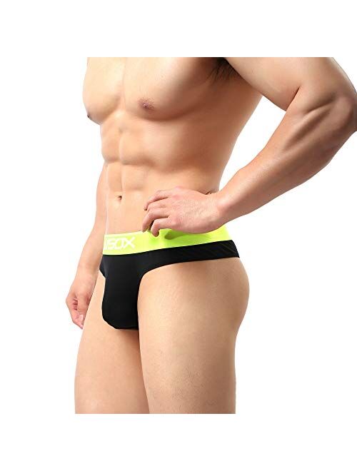 MuscleMate Hot Men's Thong Underwear, Men's Butt-Flaunting Thong Undie, Mens Underwear Showing Off Bubble Butt