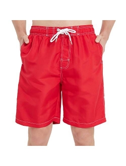 KAILUA SURF Mens Swim Trunks Long, Quick Dry Mens Boardshorts, 9 Inches Inseam Mens Bathing Suits with Mesh Lining