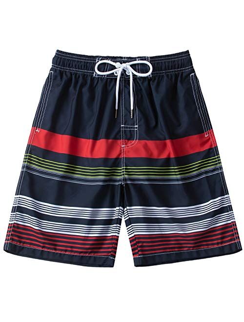 KAILUA SURF Mens Swim Trunks Long, Quick Dry Mens Boardshorts, 9 Inches Inseam Mens Bathing Suits with Mesh Lining