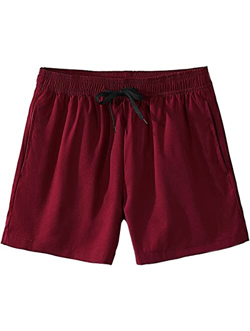 LTIFONE Mens Swim Trunks Quick Dry Beach Board Shorts Drawstring Lightweight with Elastic Waist and Pockets