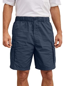 KingSize Men's Big and Tall 8" Moisture Wicking Cargo Shorts