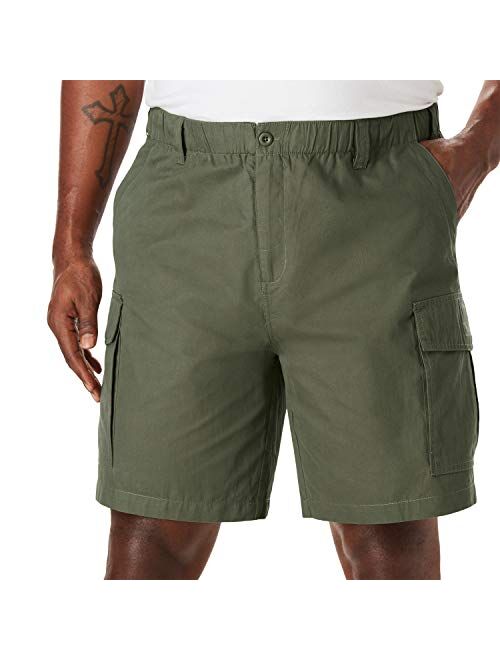 KingSize Men's Big and Tall 8" Moisture Wicking Cargo Shorts