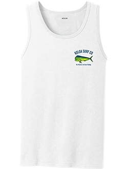 Koloa Surf Custom Cotton Solid Graphic Tank Tops in Sizes S-4XL