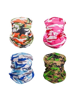 Summer Sun Protection Neck Gaiter Face Cover Scarf Dust Wind Bandana Mask for Fishing Hiking