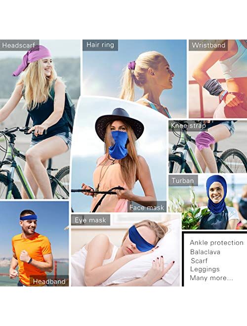 Summer Sun Protection Neck Gaiter Face Cover Scarf Dust Wind Bandana Mask for Fishing Hiking