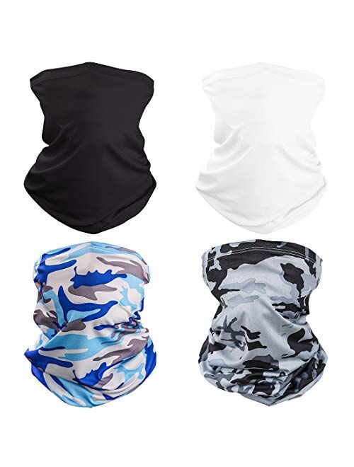 Summer Sun Protection Neck Gaiter Face Cover Scarf Dust Wind Bandana Mask for Fishing Hiking