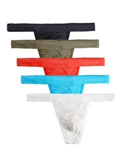 Summer Code Mens Micro Mesh Stretch Thong T-Back Sexy Underwear