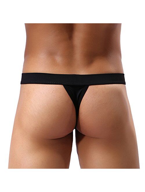 Summer Code Mens Micro Mesh Stretch Thong T-Back Sexy Underwear