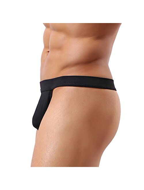 Summer Code Mens Micro Mesh Stretch Thong T-Back Sexy Underwear