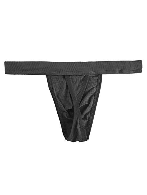 Summer Code Mens Micro Mesh Stretch Thong T-Back Sexy Underwear