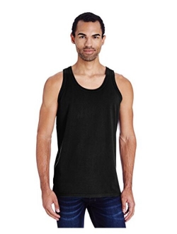 Cotton Solid Scoop Neck Comfortwash Garment Dyed Tank Top