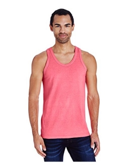 Cotton Solid Scoop Neck Comfortwash Garment Dyed Tank Top