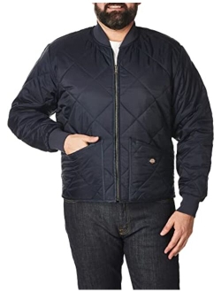 Men's Water Resistant Diamond Quilted Nylon Jacket