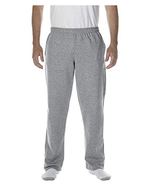 Gildan Men's Fleece Open Bottom Pocketed Pant