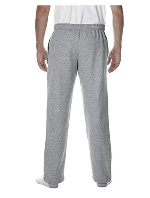 Gildan Men's Fleece Open Bottom Pocketed Pant