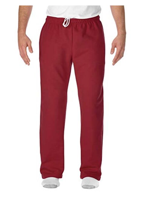 Gildan Men's Fleece Open Bottom Pocketed Pant