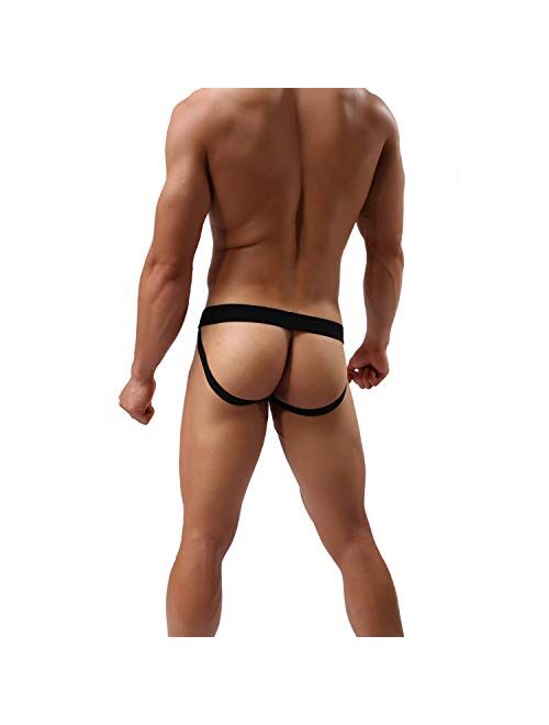 MuscleMate Premium Men's Jockstrap, Hot Men's Jockstrap Thong Underwear