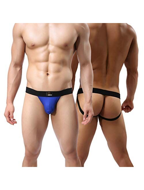 MuscleMate Premium Men's Jockstrap, Hot Men's Jockstrap Thong Underwear