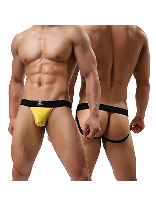 MuscleMate Premium Men's Jockstrap, Hot Men's Jockstrap Thong Underwear