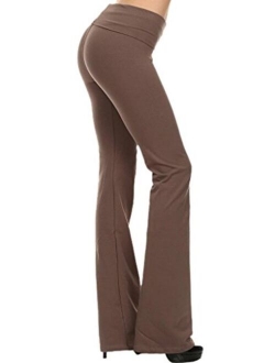 T Party Fold Over Waist Yoga Pants