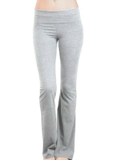 T-Party Fold Over Waist Yoga Pants