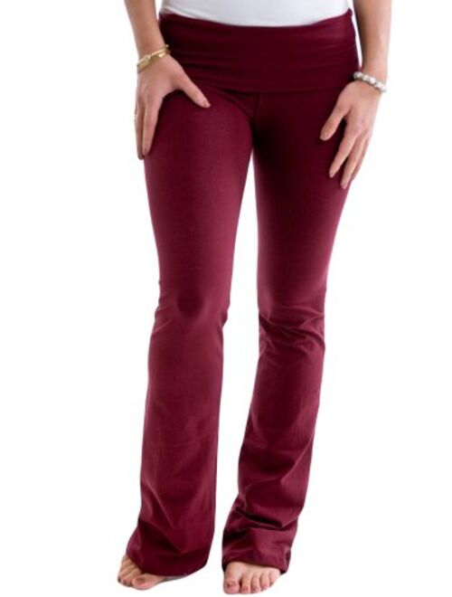 T-Party Fold Over Waist Yoga Pants