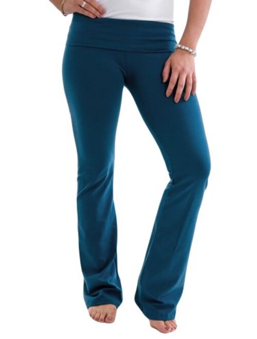 T-Party Fold Over Waist Yoga Pants