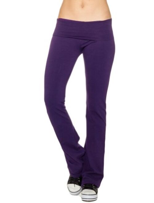 T-Party Fold Over Waist Yoga Pants