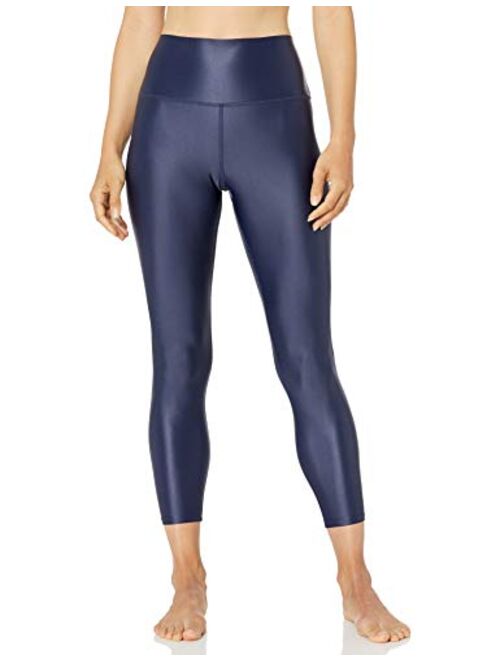 Amazon Brand - Core 10 Women's Icon Series Liquid Shine High Waist Yoga 7/8 Crop Legging