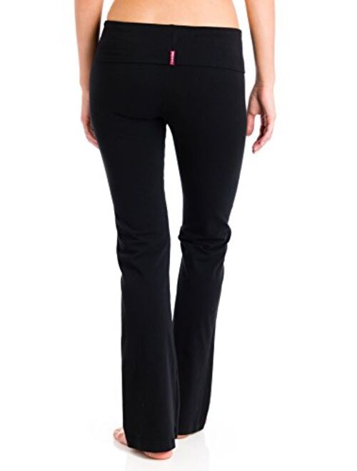 Hard Tail Roll Down Bootleg Flare Pant