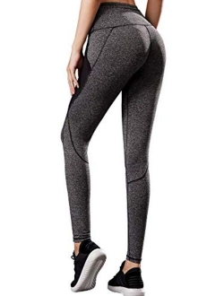 Yuerlian Women's Tights Sport Pant Gym Running Yoga Legging with Side Pocket