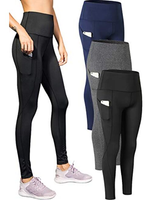 Yuerlian Women's Tights Sport Pant Gym Running Yoga Legging with Side Pocket