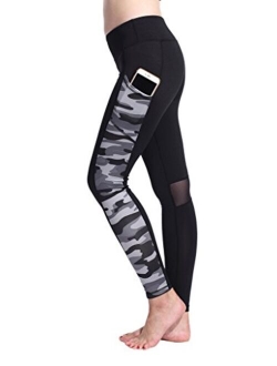 Lotsyle Women's Pocakets Side Yoga Pants Running Fitness Leggings