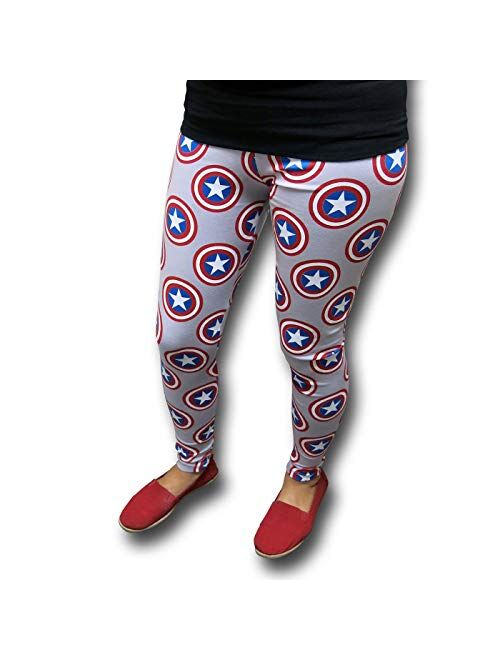 Captain America Shield Yoga Pants