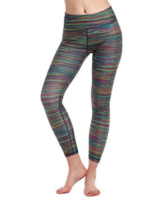 Lotsyle Women's Fashion Printed Ankle Length Sports Yoga Leggings Pants