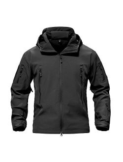 TACVASEN Men's Special Ops Military Tactical Soft Shell Jacket Coat