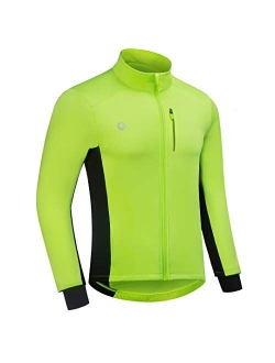 Przewalski Cycling Bike Jackets for Men Winter Thermal Running Jacket Windproof Breathable Reflective Softshell Windbreaker