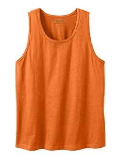 KingSize Men's Big and Tall Heavyweight Cotton Tank