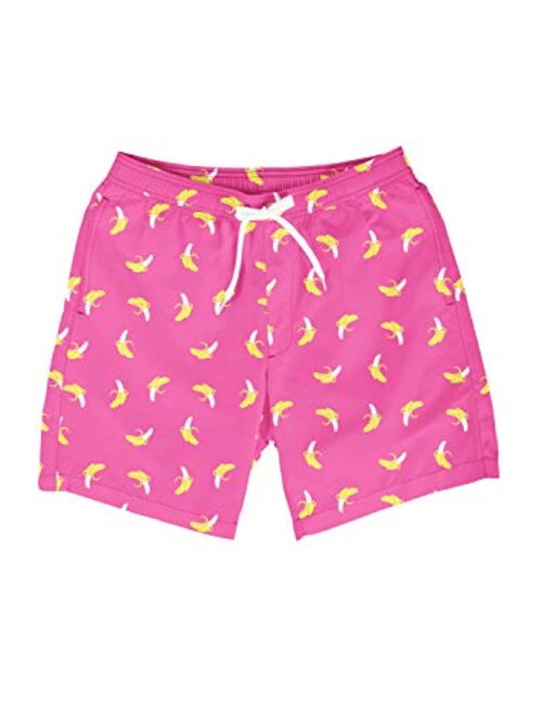 Tipsy Elves Men's Bright Swim Trunks for Spring Break and Summer - Board Shorts for Guys