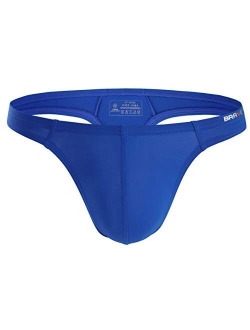 BRAVE PERSON Men's Sexy Thong Underwear Low Rise Bikini T-Back G-String